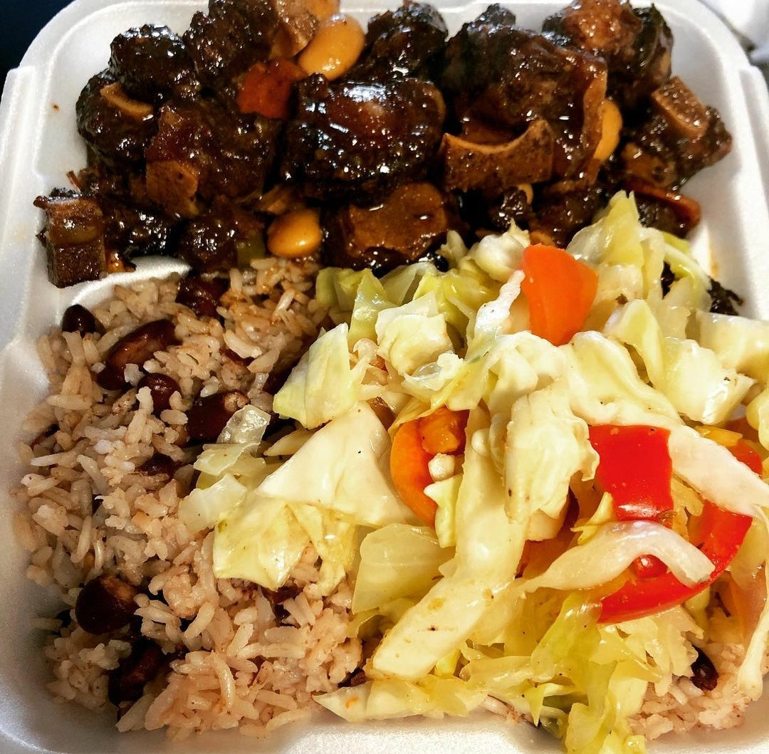 Oxtails With Rice & Peas