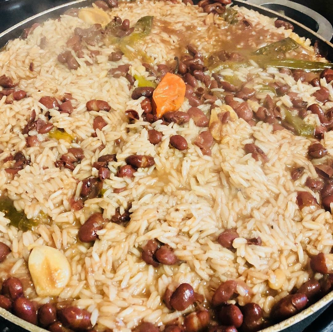 Jerk Chicken With Rice & Peas